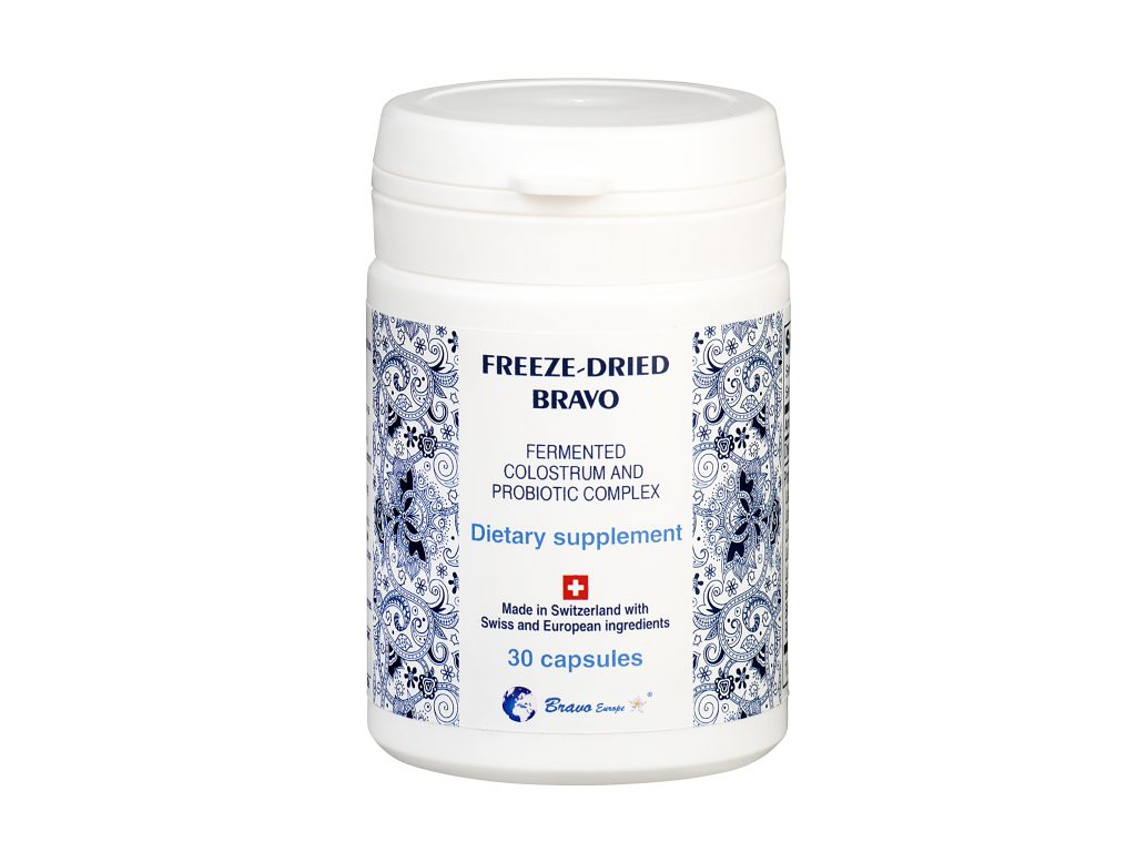 Bravo Europe Ca GcMAF Freeze Dried Probiotics - 30 Caps